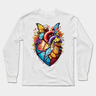 flowery heart Long Sleeve T-Shirt